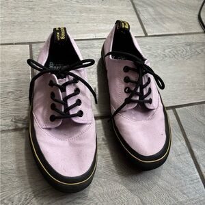 Dr. Martens Light Purple Canvas Shoes